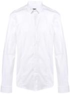 Les Hommes Textured Patch Shirt - White
