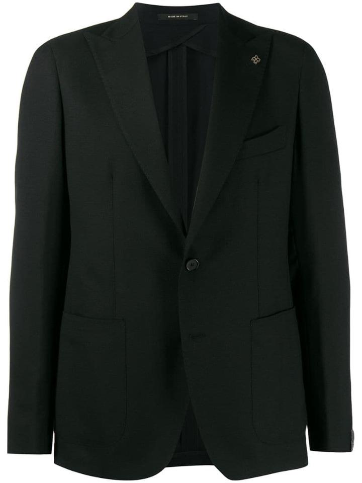 Tagliatore Straight Fit Blazer - Black