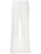 Jejia Flared Corduroy Trousers - White