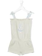 Lapin House Anchor Print Playsuit, Girl's, Size: 8 Yrs, Nude/neutrals