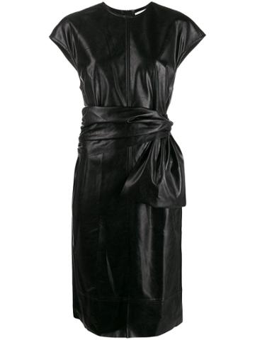 Brognano Belted Dress - Black