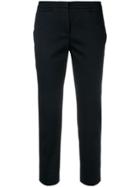 Peserico Cropped Skinny-fit Trousers - Blue
