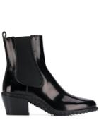 Tod's Gommino Block Heel Boots - Black