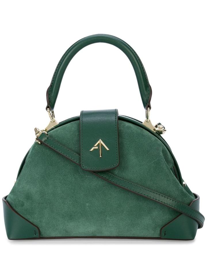 Manu Atelier Demi Crossbody Bag - Green