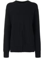 Proenza Schouler - Ribbed Sweater - Women - Silk/cashmere/wool - L, Black, Silk/cashmere/wool