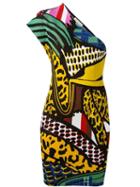 Stella Mccartney One Shoulder Dress, Women's, Size: 40, Polyester/viscose