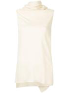 Jil Sander Sleeveless Turtle-neck Top - Neutrals