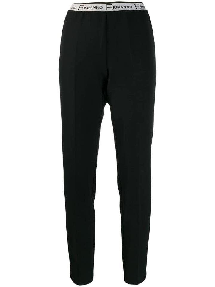 Ermanno Ermanno Slim-fit Trousers - Black