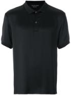 Alexander Mcqueen Classic Cut Two Button Polo Shirt - Black