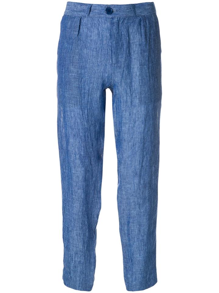 Mes Demoiselles Cropped Trousers - Blue