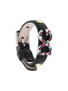 Dolce & Gabbana Logo Plaque Buckle Bracelet - Black