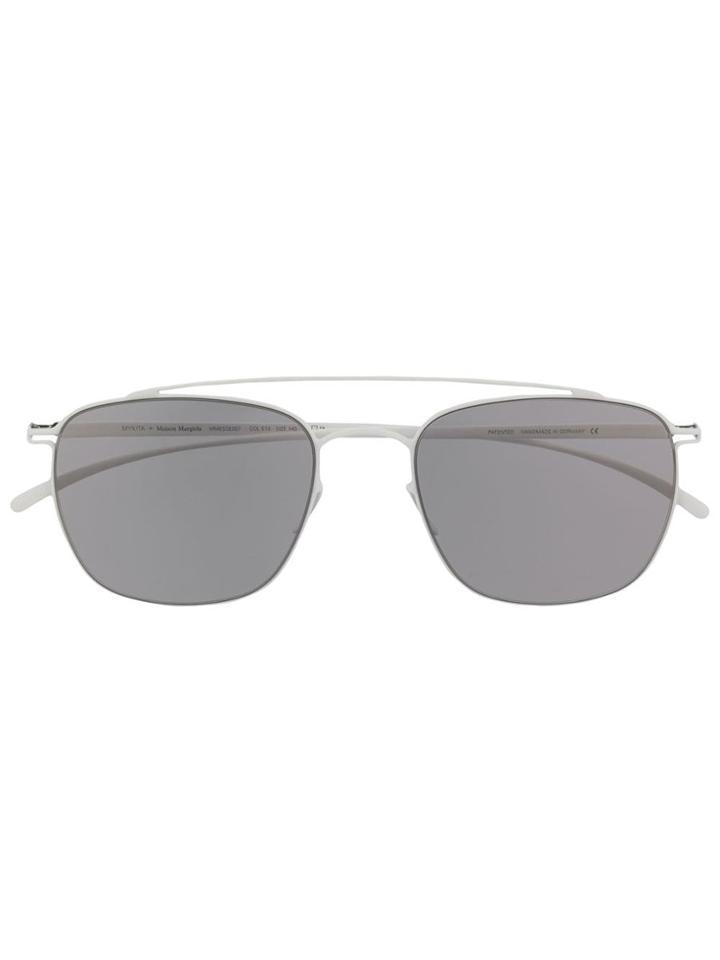 Mykita Enamel Framed Sunglasses - White