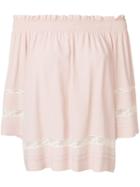 P.a.r.o.s.h. Off Shoulder Blouse - Pink