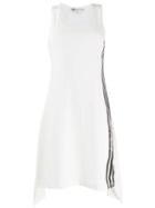 Y-3 Side Stripe Dress - White