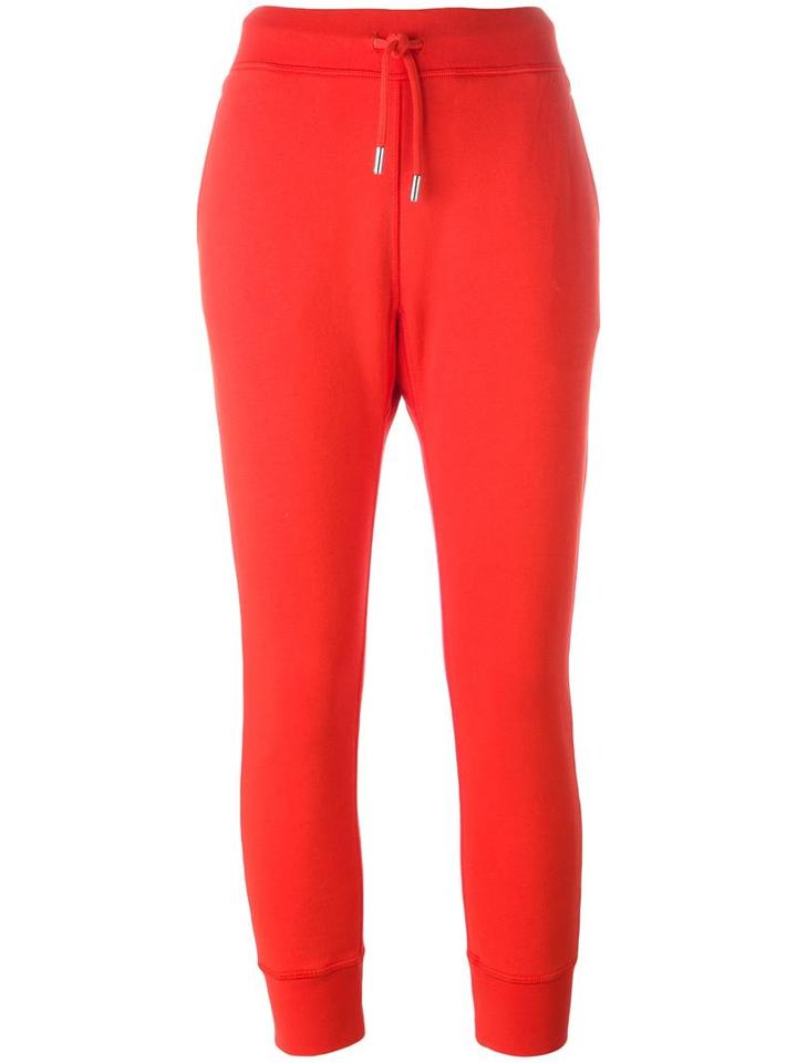 Dsquared2 Visor Woman Track Pants, Women's, Size: Xs, Red, Cotton