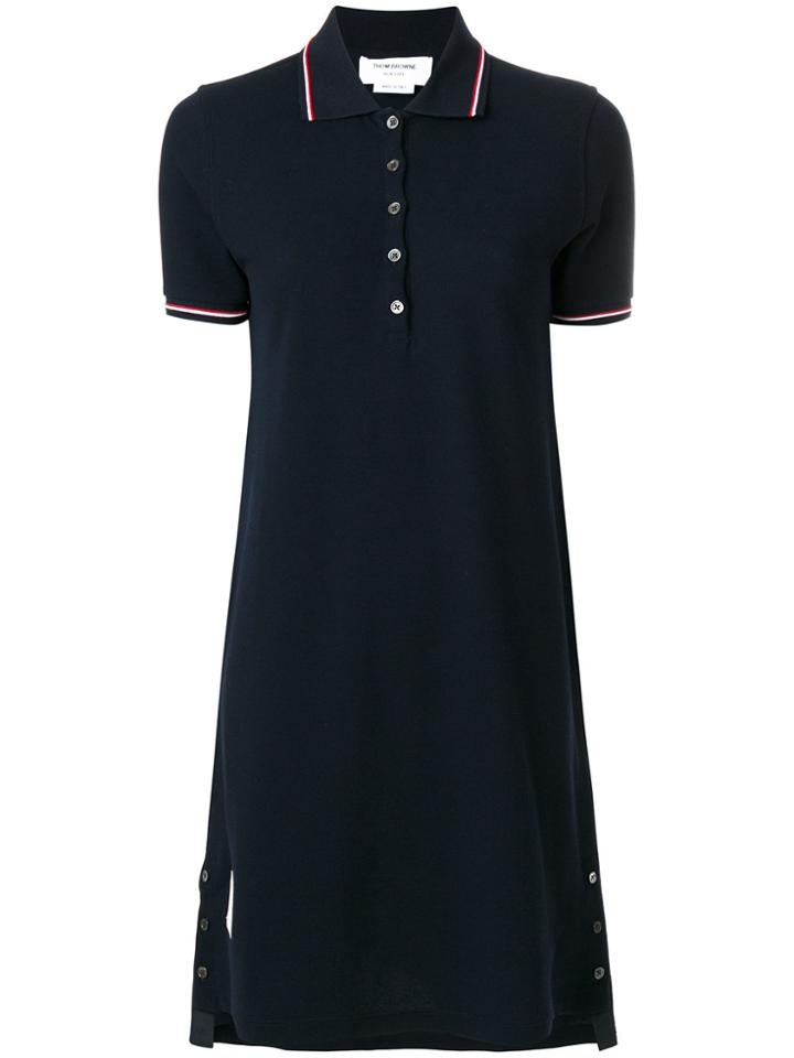 Thom Browne Polo Shirt Dress - Blue