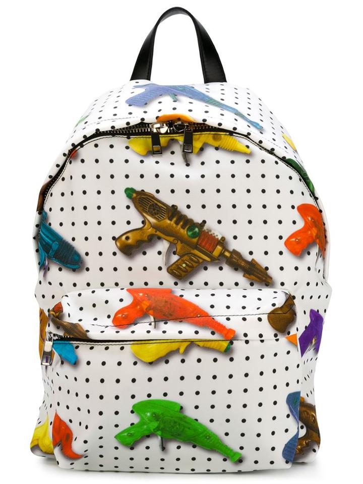 Jeremy Scott Toy Gun Print Backpack