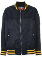 Adaptation - Cali Dreaming' Bomber Jacket - Women - Nylon/cupro - S, Black, Nylon/cupro