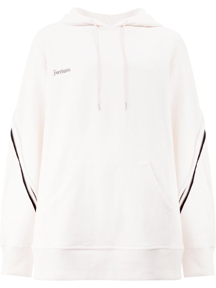 Facetasm Chest Logo Hoodie - Pink & Purple
