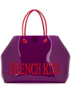 Alberta Ferretti French Kiss Large Tote - Purple