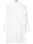 Ellery Tie Over Neck Dress - White