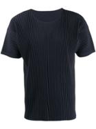 Homme Plissé Issey Miyake Ribbed T-shirt - Black