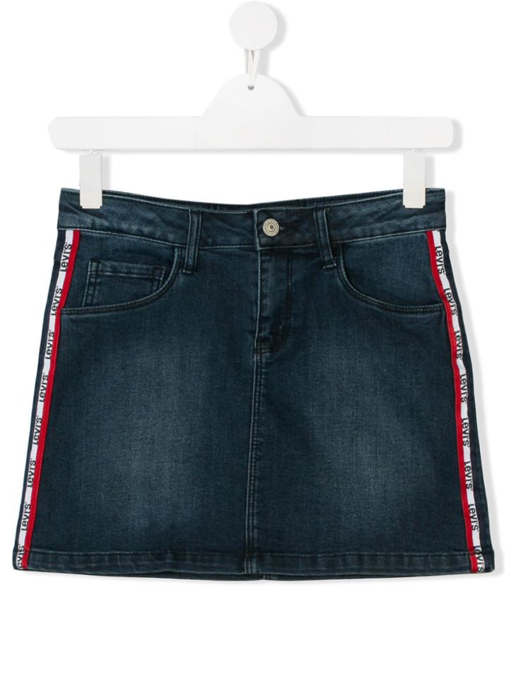 Levi's Kids Teen Side Panel Denim Skirt - Blue