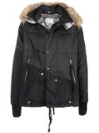 Greg Lauren Padded Parka Coat - Black
