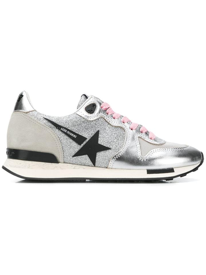 Golden Goose Deluxe Brand Superstar Glitter Sneakers - Metallic