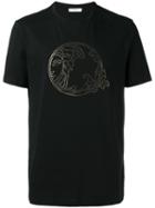 Versace Collection Logo Print T-shirt, Men's, Size: Small, Black, Cotton