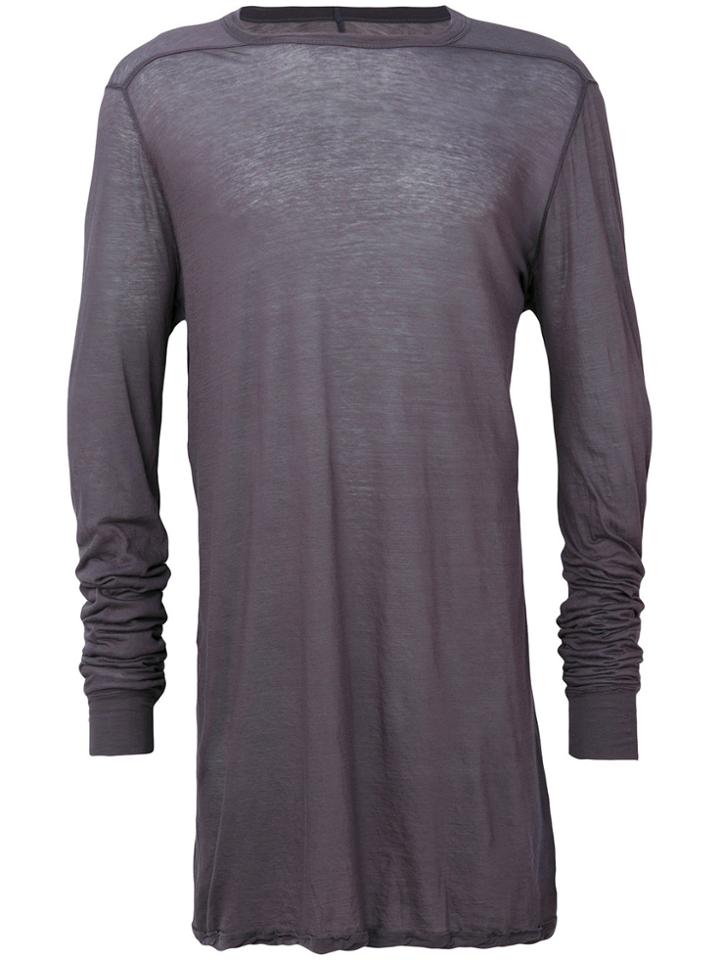 Rick Owens Longline Top - Pink & Purple