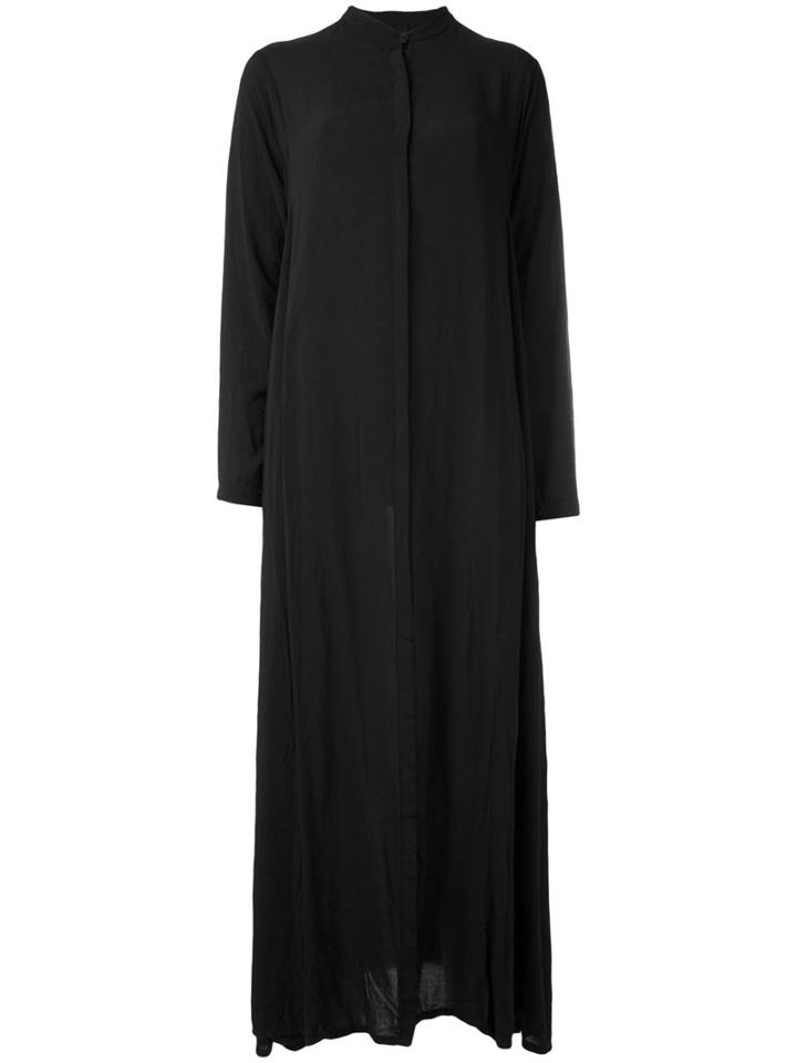 Poème Bohémien - Long Shirt Dress - Women - Viscose - 38, Black, Viscose