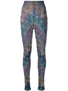 Missoni Pre-owned Abstract Zig-zag Leggings - Multicolour