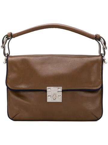 Marni Vintage Side Flaps Shoulder Bag - Brown