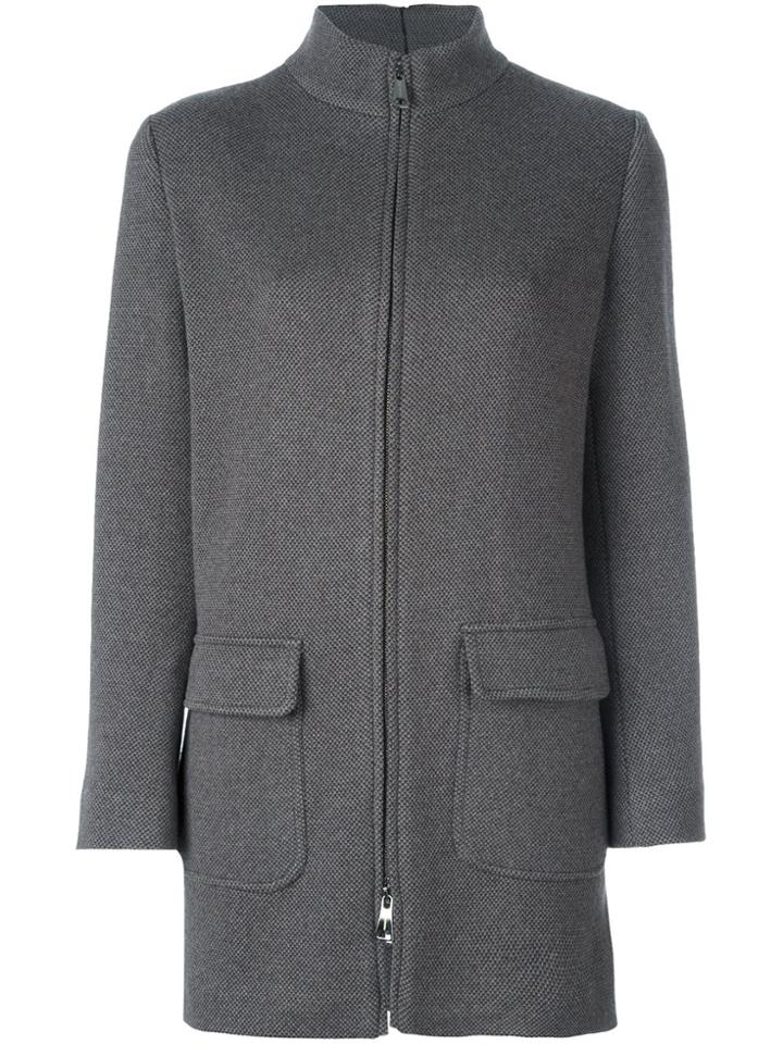 Manzoni 24 Zipped Coat - Brown