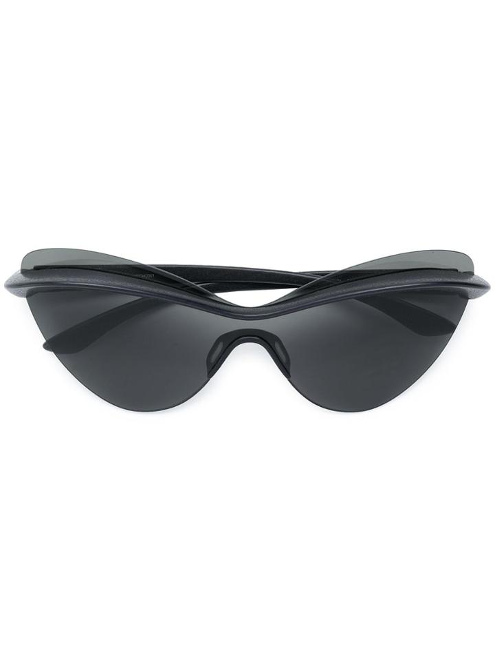 Mykita Mykita X Maison Margiela Cat Eye Sunglasses - Black