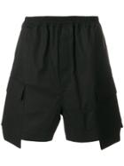 Rick Owens Drkshdw Asymmetric Tailored Shorts - Black