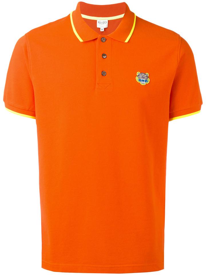 Kenzo Mini Tiger Polo Shirt, Men's, Size: Xxl, Yellow/orange, Cotton