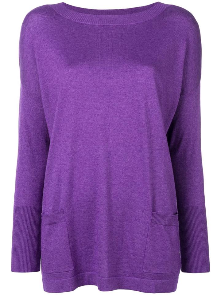 Snobby Sheep Round Neck Jumper - Pink & Purple