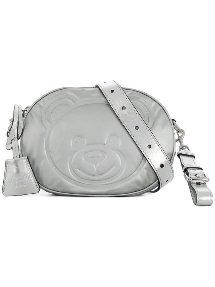 Moschino Metallic Belt Bag - Silver