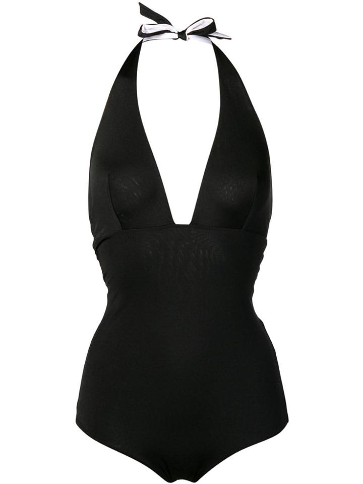 Fisico Reversible One-piece Swimsuit - Black