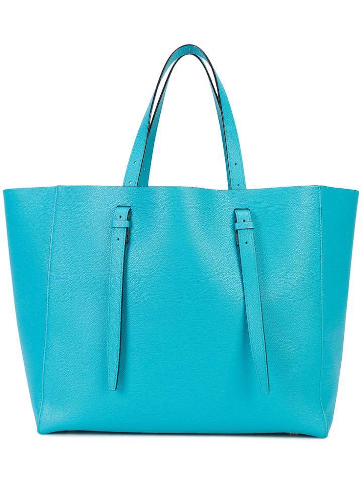 Valextra Large Tote Bag - Blue