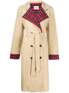 Jovonna Rylee Belted Trench Coat - Neutrals