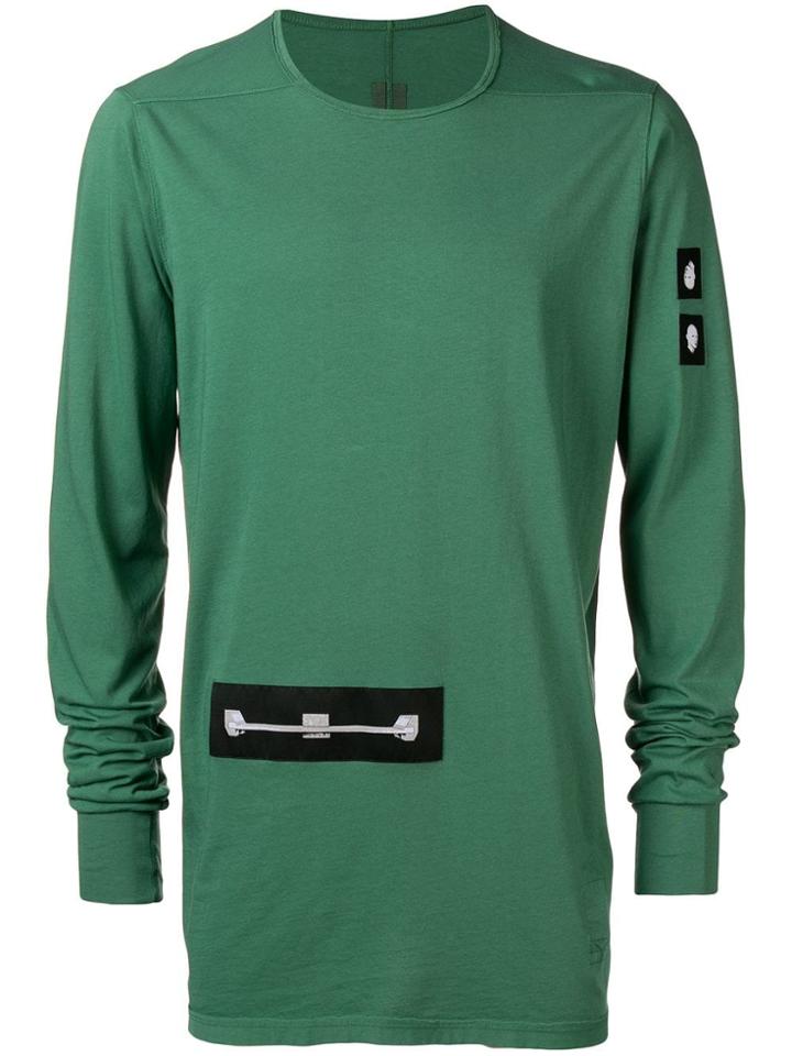 Rick Owens Drkshdw Appliqué Patch T-shirt - Green