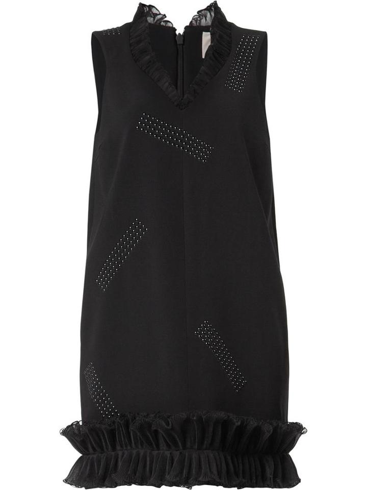 Christopher Kane 'hotfix' Mini Dress, Women's, Size: 42, Black, Acetate/viscose