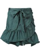 Isabel Marant Aurora Skirt, Women's, Size: 38, Green, Silk/polyimide