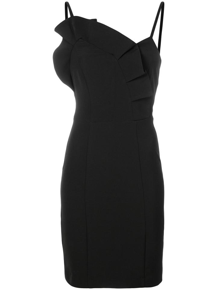 Blugirl Ruffled Neck Dress - Black