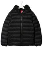 Ai Riders On The Storm Kids Teen Hooded Puffer Jacket - Black