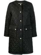 Mackintosh Huna Black Quilted Nylon Coat Lq-1006