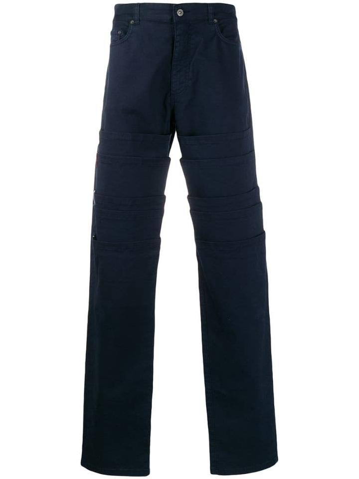 Y/project Layered Leg Trousers - Blue